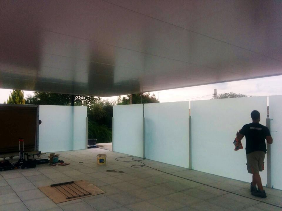 Paredes de la superficie aérea Sala 2 CPC