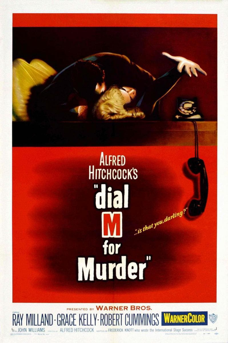 Crimen Perfecto (Dial M for Murder), dirigida por Alfred Hitchcock;