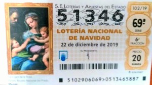 Lotería Navidad 2019 51346